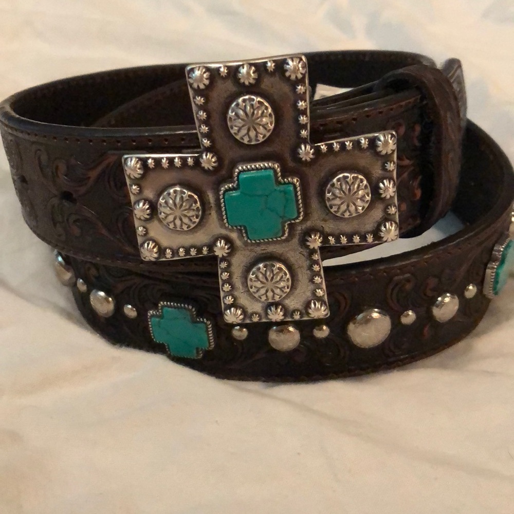 Ariat Women’s Cross Western Belt - Picture 3 of 3